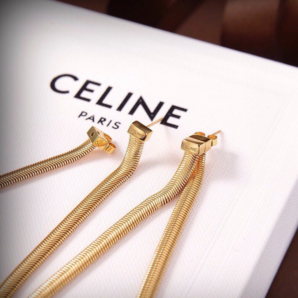 18K Celine Tassel Earrings