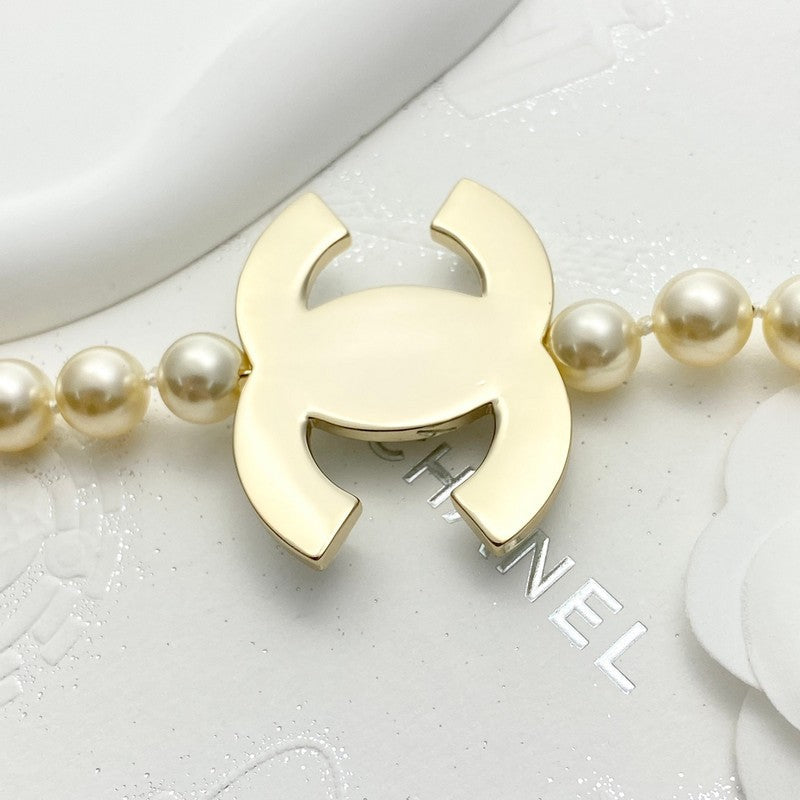 18K  Chanel Pearl Chain Necklace