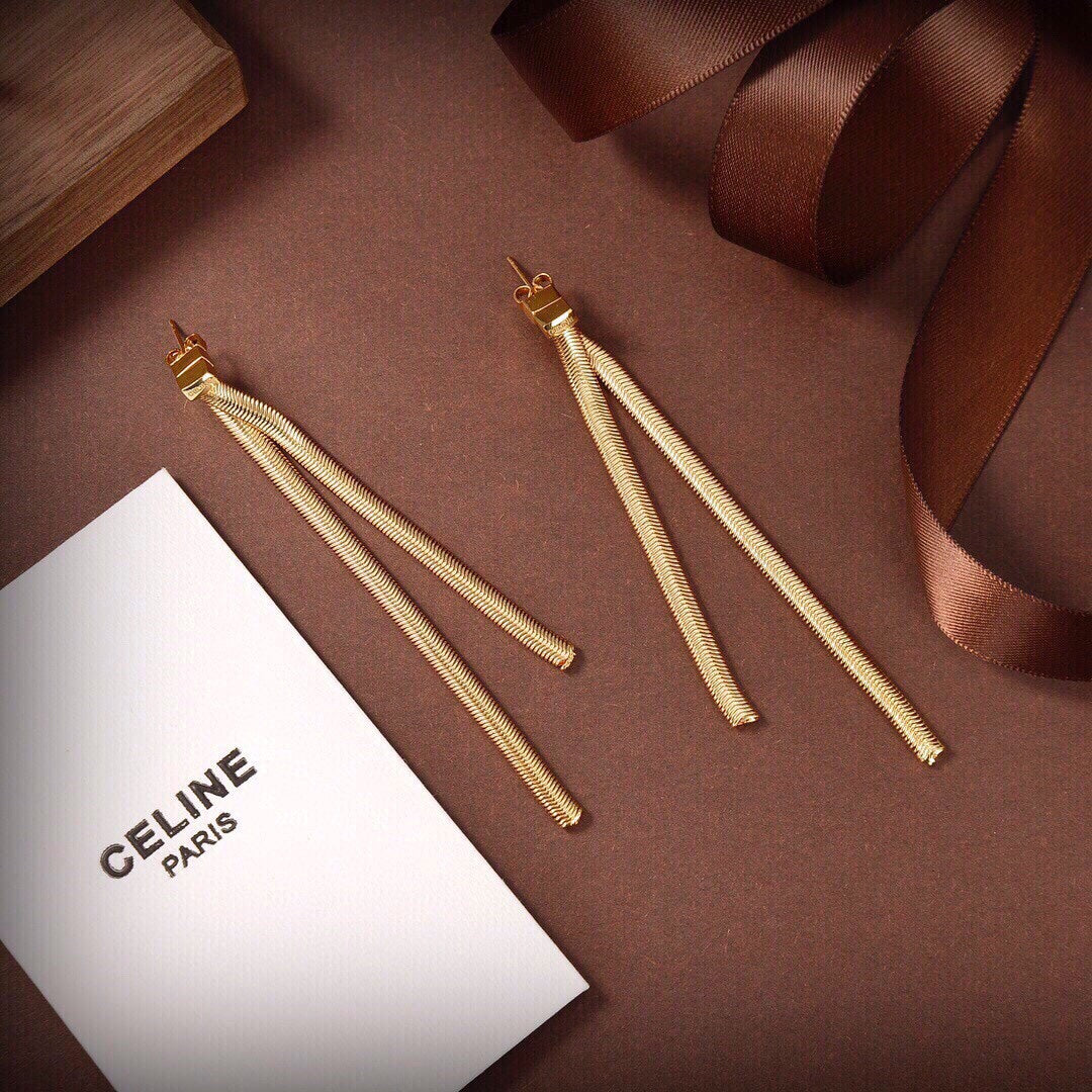 18K Celine Tassel Earrings